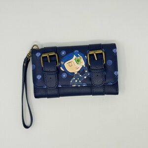 Loungefly Coraline wristlet RARE Hot Topic Exclusive! NWOT